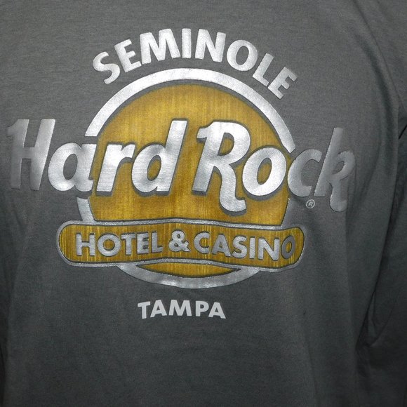 The Hard Rock Seminole Tampa Shirt Mens L - Picture 3 of 6